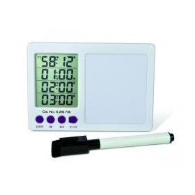 Timer with white board - 4 channels
