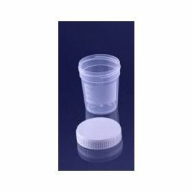 Container 125 ml PP + seperate white screw cap