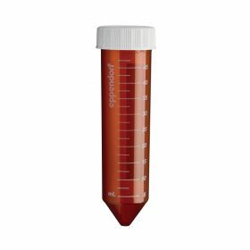 Eppendorf centrifuge tube, conical, 50 ml, amber, polypropylene, sterile