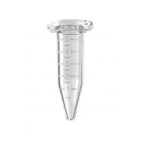 Tubes 5,0 mL, Forensic DNA Grade, colorless