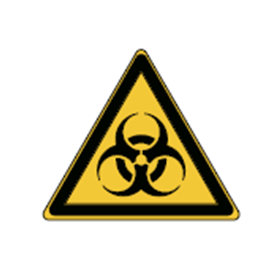 Labels "Biohazard" - 50 mm