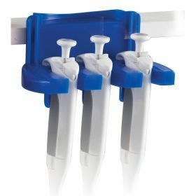 Pipette holder Tri-Clamp-Ette® blue, for 3 pipettes