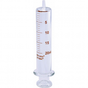 Syringe FORTUNA OPTIMA® glass tip, glass, 2 ml