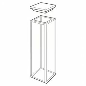 Cuvette semi-micro, quartz glass, 1.4ml + lid