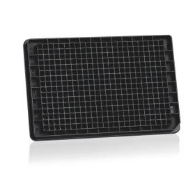 Plate 384-well cellGrade PS transparent bottom/black "F" 120µl