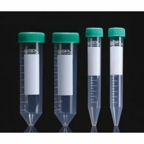 Centrifuge tube conical 50ml PP with green screwcap ST 25/rack