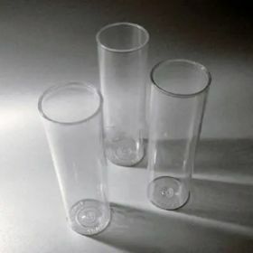 Drosophila tube flat bottom PS 25x95mm, bulk