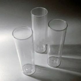 Drosophila tube flat bottom PS 28.5x95mm, bulk