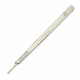 Swann-Morton long handle  nr.4 L, stainless steel