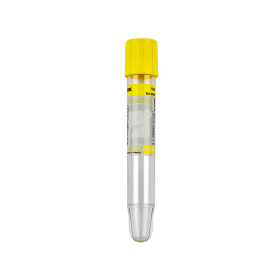 Vacuüm urine tube round 10ml D16x100mm yellow