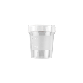 Container 120ml PP white screw cap