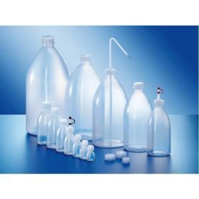 Bottle, PE-LD, narrow neck, 250mL with screw cap
