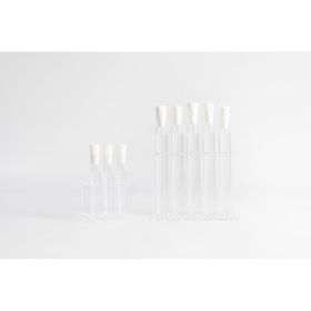 Cellulose wadding stoppers, 8 × 14 × 32 mm