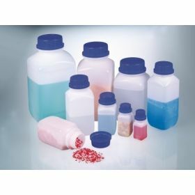 Burkle HDPE Wide neck containers - UN approval and blue tamper-evident screw cap