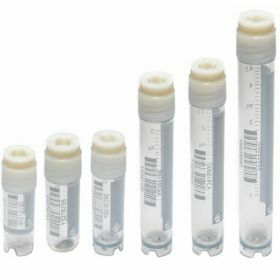  Barcoded CryoGen® Tubes 1D 5 ml - sterile -  graduated - writing area -  CLEARLINE