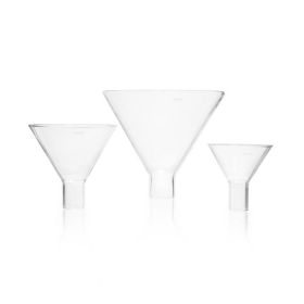 Powder funnel Duran, glass