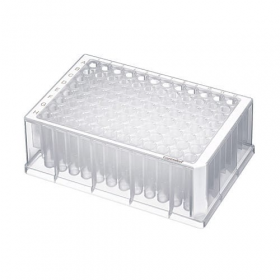 Deepwell plate, 96 wells, 1000 µl, white