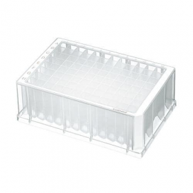 Deepwell plate, 96 wells, 2000 µl, white