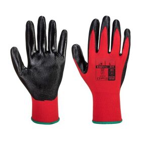 Flexo Grip Nitrile Gloves Red / Black