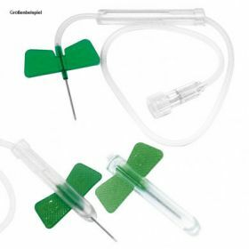 Winged infusion sets Ecoflo  with tubing and safety clip