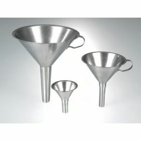Inox funnel with handle