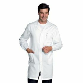 Lab coat men 65% PE - 35% cotton acid resistant
