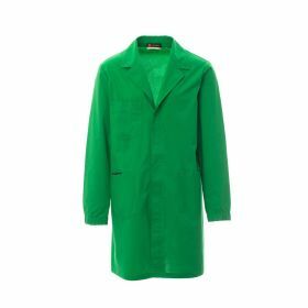 Lab coat man 50% PES - 50% CO green
