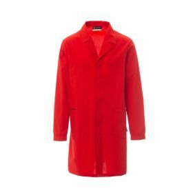 Lab coat man 50% PES 50% CO red