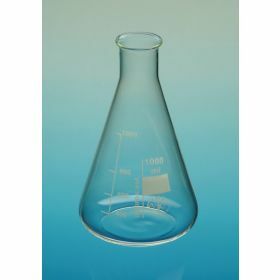 Erlenmeyer flask with narrow neck