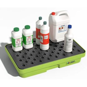 Retention tank green with grid