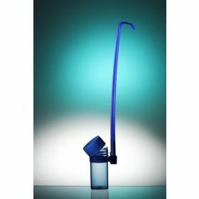 Dippers with removable handle in  blue transparent PP (polypropylene)with screw cap or hinged cap