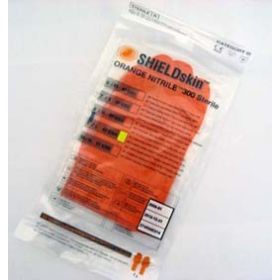 SHIELD Scientific - SHIELDskin™ ORANGE NITRILE™ 300 sterile gloves