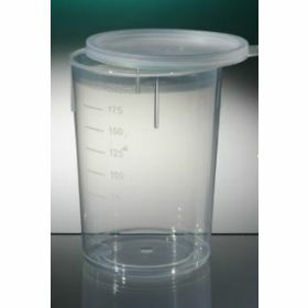 Containers in transparent or white PP (polypropylene) with snap cap