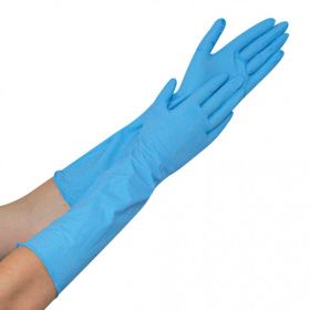Gloves superlong nitril blue powder-free