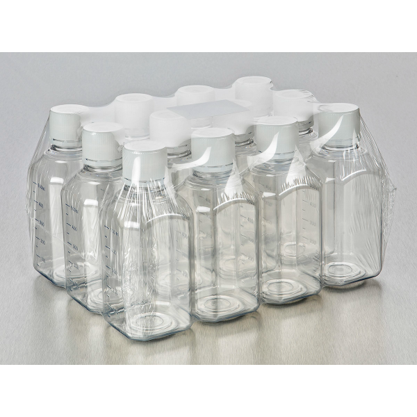 Plastic Vials, Clear PET Sample Vials With White Lined Screw Caps