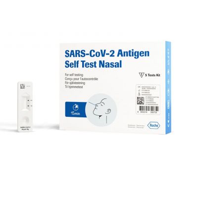 SET: 5x Roche SARS-CoV-2 Rapid Antigeen SELF test