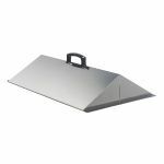 Grant LU28 Stainless steel lid,gabled,with hinges