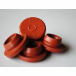 Butyl septum stopper - red - D28mm