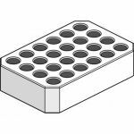 Epp SET: 2 Adapters for 24x0,5ml tube in the IsoRack for rotor A-4-81-MTP/Flex, A-2-DWP