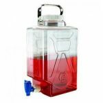 Nalgene™ rectangular carboy PC 20L with tap