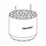 Eppendorf adapters voor 27 buizen met rond bodem 5 ml FACS voor Rotor S-4-104, S-4x1000 en S-4x750