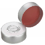 Wheaton Alu center disc tear-out seal - PTFE/red rubber liner - OØ20mm