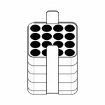 Eppendorf SET: 2 Adapters 16x Ø17.5x118mm (7-17ml) for A-4-81 / S-4x500