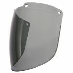 Honeywell Turboshield - gray polycarbonate visor - outdoor