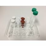 Rack for 20 tubes of 5ml or 15 ml tubes - acrylate 