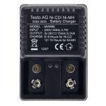 Testo Recharger for 9 V rechargeable battery