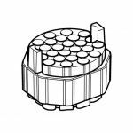 Eppendorf SET: 2 Adapters 26x Ø16x118mm tubes for S-4xUniversal