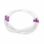 Minipuls tubing SILICONE 2mm IØ 40cm PURPLE/PURPLE