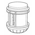 Eppendorf SET: 2 Adapters 1x Ø62x129mm (175ml conical BD, Nalgene/250ml flat) for S-4x400