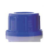 Tamper-evident cap for square bottles, blue